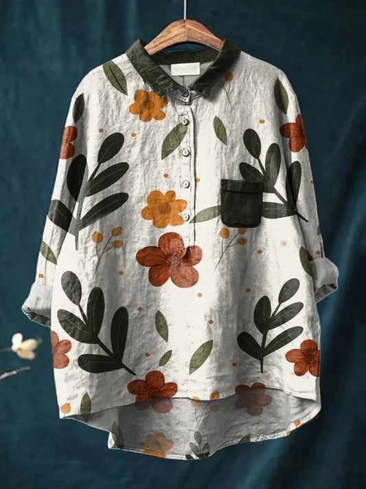 ELEANOR™ - Elegant Plant Art Shirt